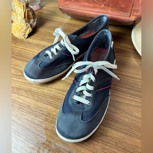 Keds Flutter Stone Lace Up Sneakers Blue and White